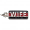 Thin Red Line Wife Charm