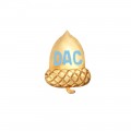 DAC Golden Acorn Pin