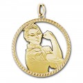 ARRA Branch Pierced Emblem — Gold Filled
