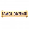 SDP Branch Governor Pin