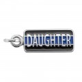 Thin Blue Daughter Charm