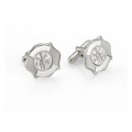 Fire Badge Cuff Links Sterling Silver